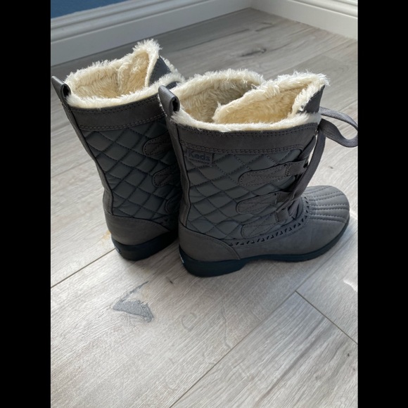 KEDS Gray Snow Day Boots - Picture 5 of 7